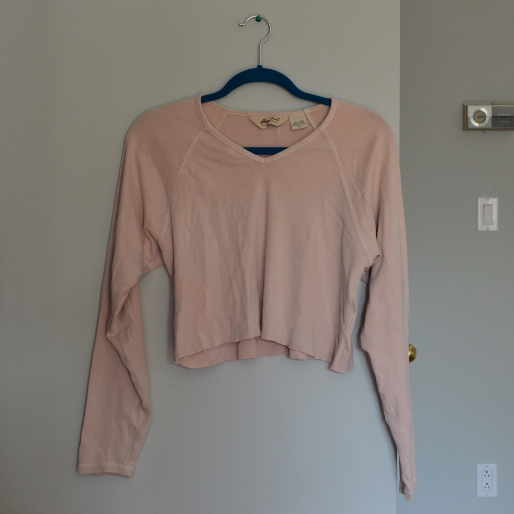 Vintage Pink Cropped Top